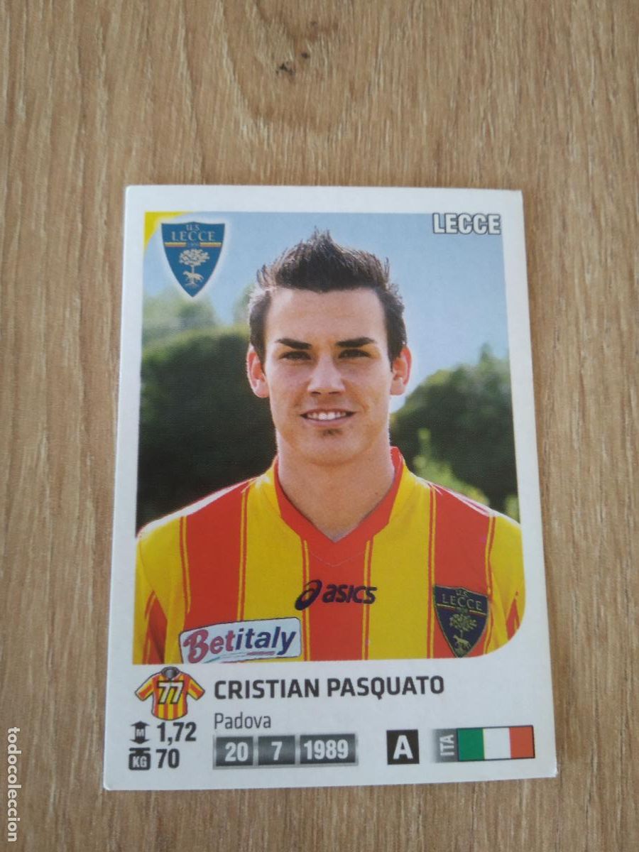 Figurine di Calcio: 285 CRISTIAN PASQUATO LECCE CROMO FUTBOL PANINI LIGA ITALIA 2011-2012 CALCIATORI 11-12