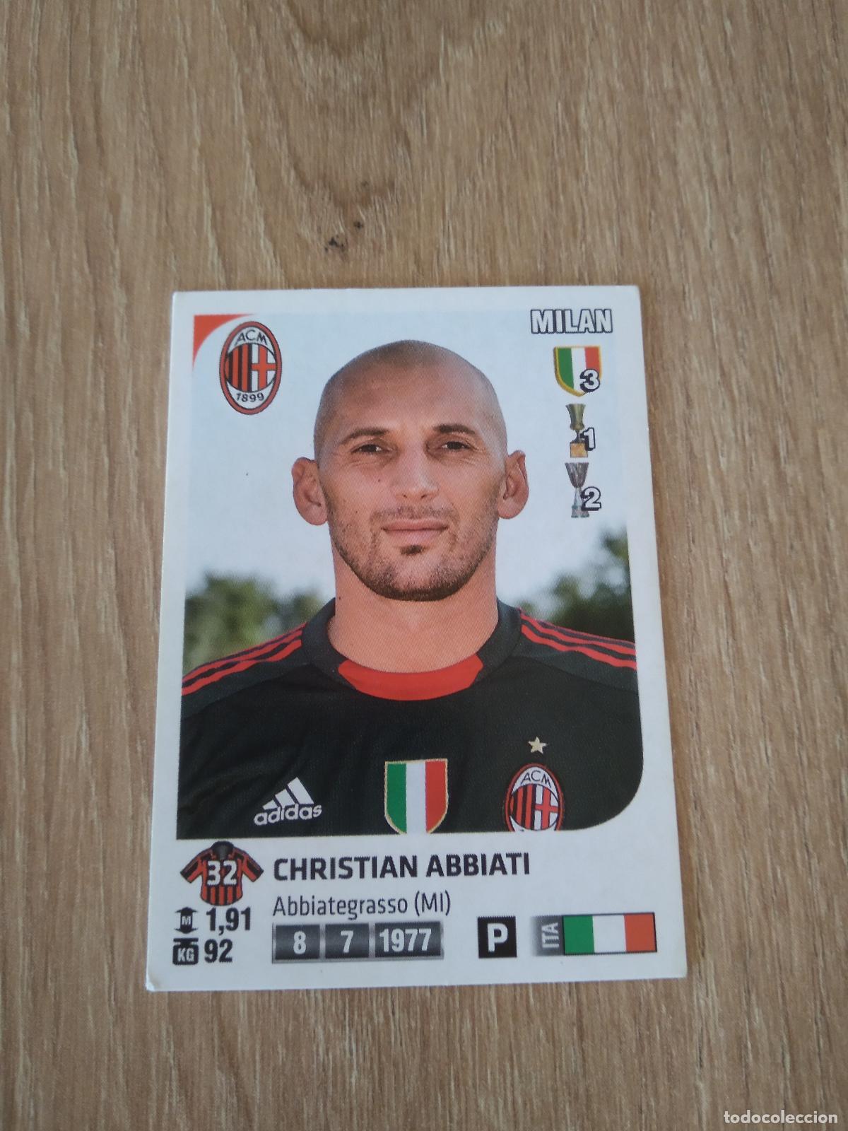 Cromos de f&uacute;tbol: 290 CHRISTIAN ABBIATI AC MILAN CROMO FUTBOL PANINI LIGA ITALIA 2011-2012 CALCIATORI 11-12