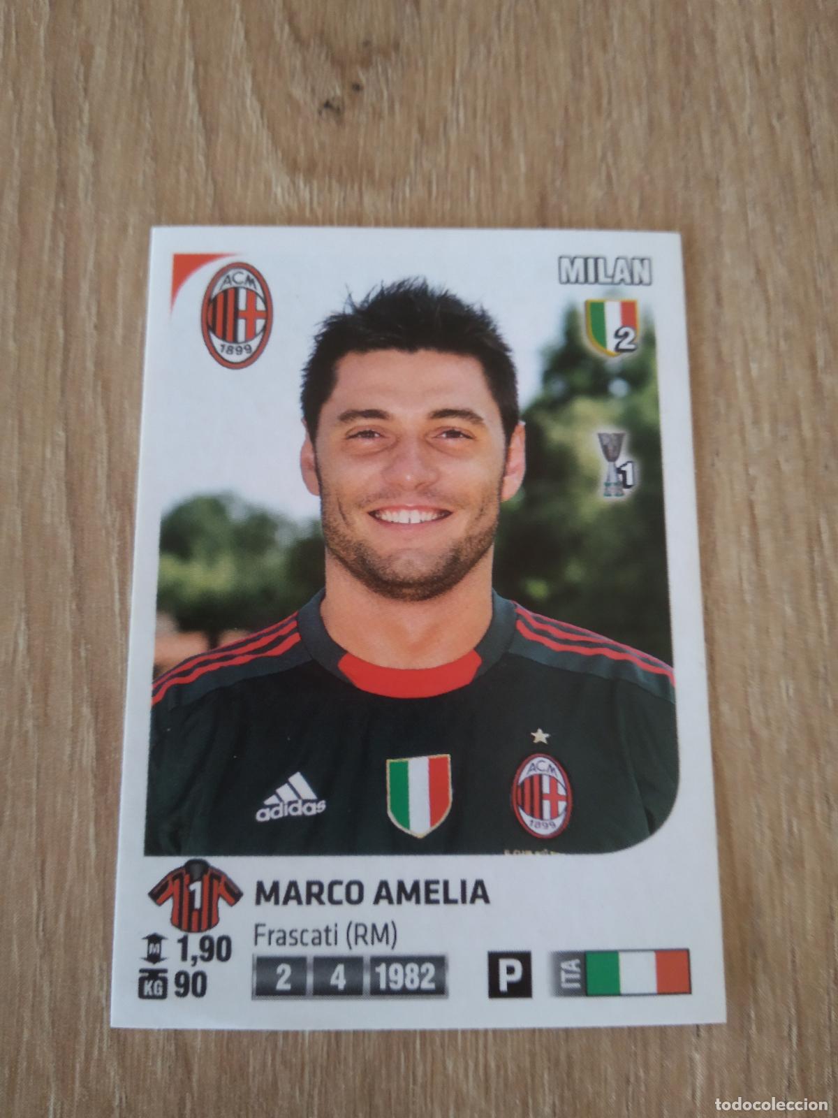 Cromos de f&uacute;tbol: 291 MARCO AMELIA AC MILAN CROMO FUTBOL PANINI LIGA ITALIA 2011-2012 CALCIATORI 11-12
