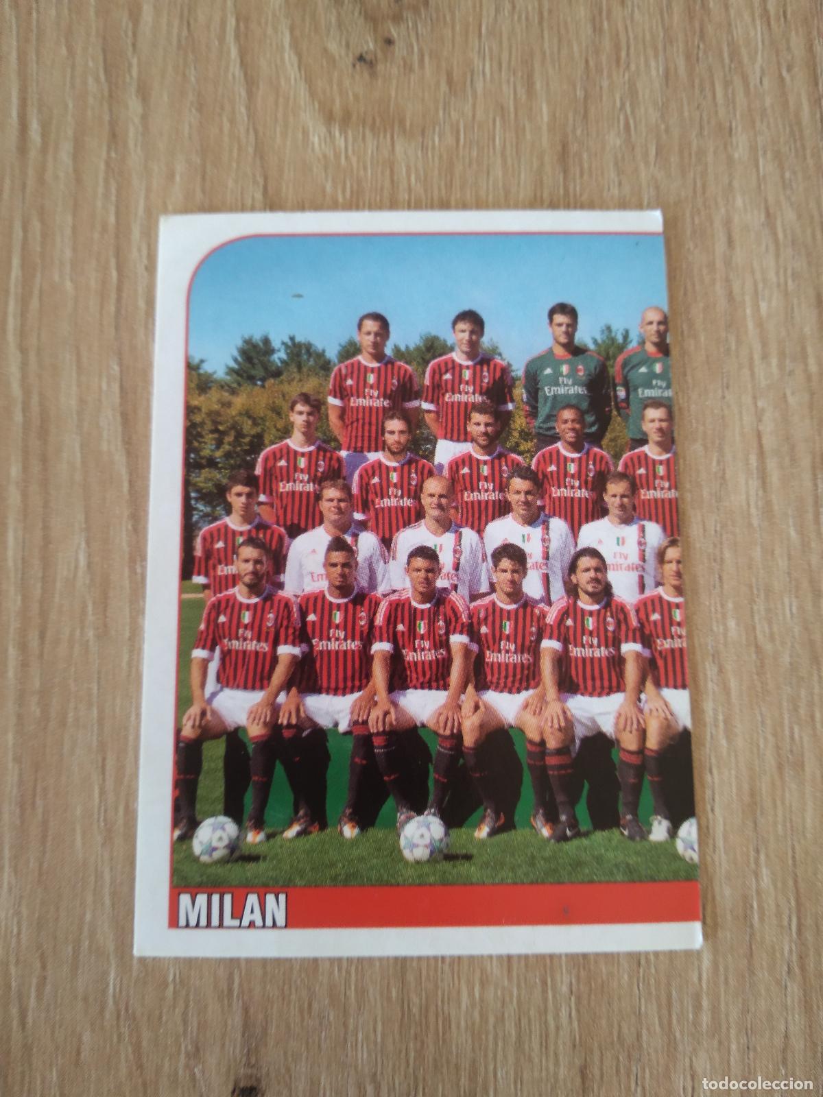 Cromos de f&uacute;tbol: 294 EQUIPO PLANTILLA AC MILAN CROMO FUTBOL PANINI LIGA ITALIA 2011-2012 CALCIATORI 11-12