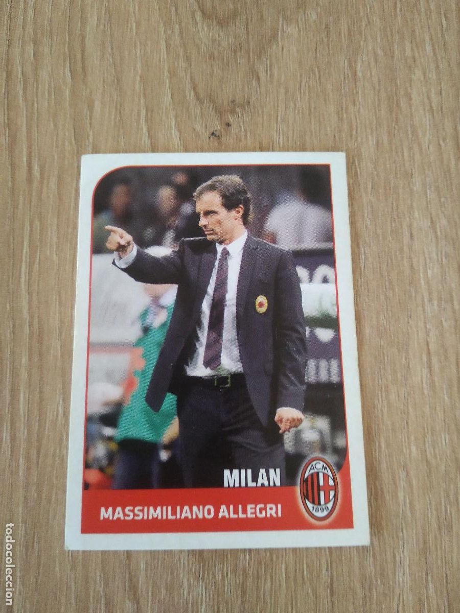 Cromos de f&uacute;tbol: 296 MASSIMILIANO ALLEGRI AC MILAN CROMO FUTBOL PANINI LIGA ITALIA 2011-2012 CALCIATORI 11-12