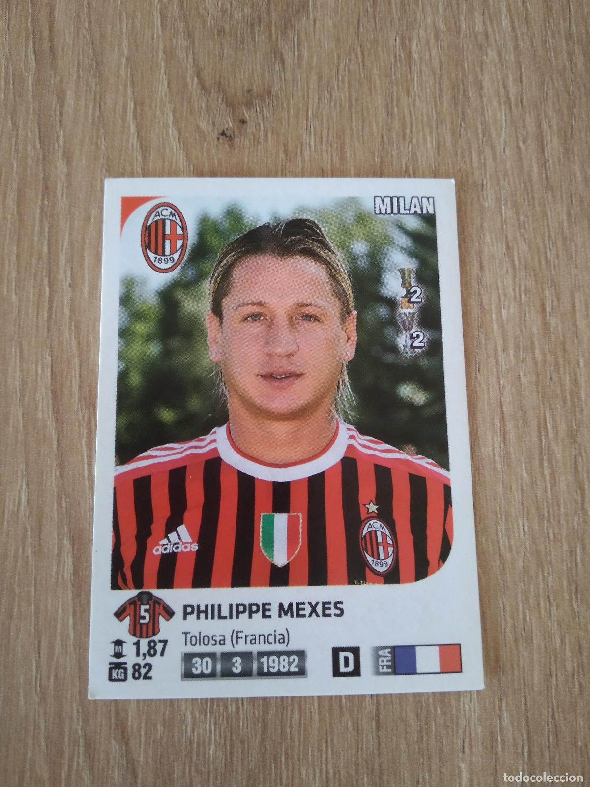 Cromos de f&uacute;tbol: 297 PHILIPPE MEXES AC MILAN CROMO FUTBOL PANINI LIGA ITALIA 2011-2012 CALCIATORI 11-12