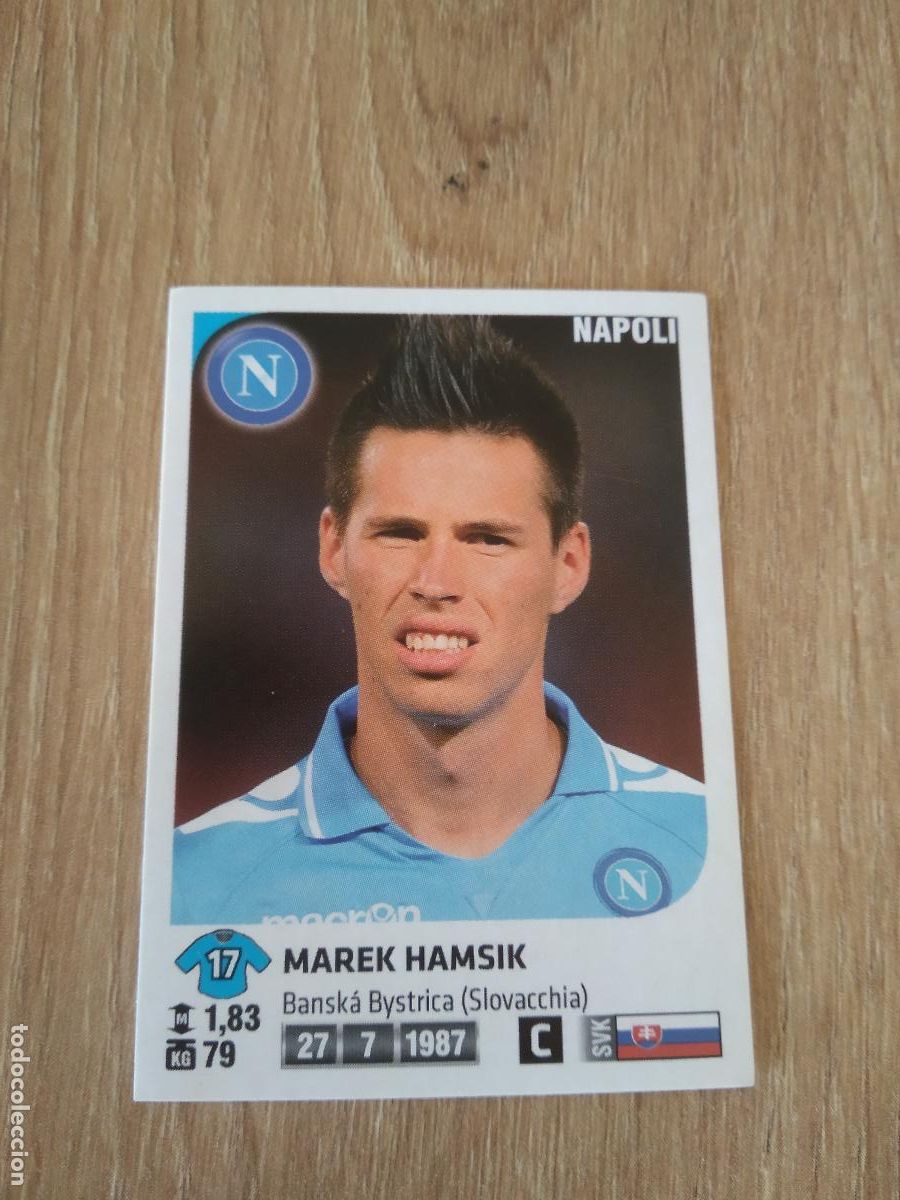 Cromos de f&uacute;tbol: 332 MAREK HAMSIK NAPOLES NAPOLI CROMO FUTBOL PANINI LIGA ITALIA 2011-2012 CALCIATORI 11-12