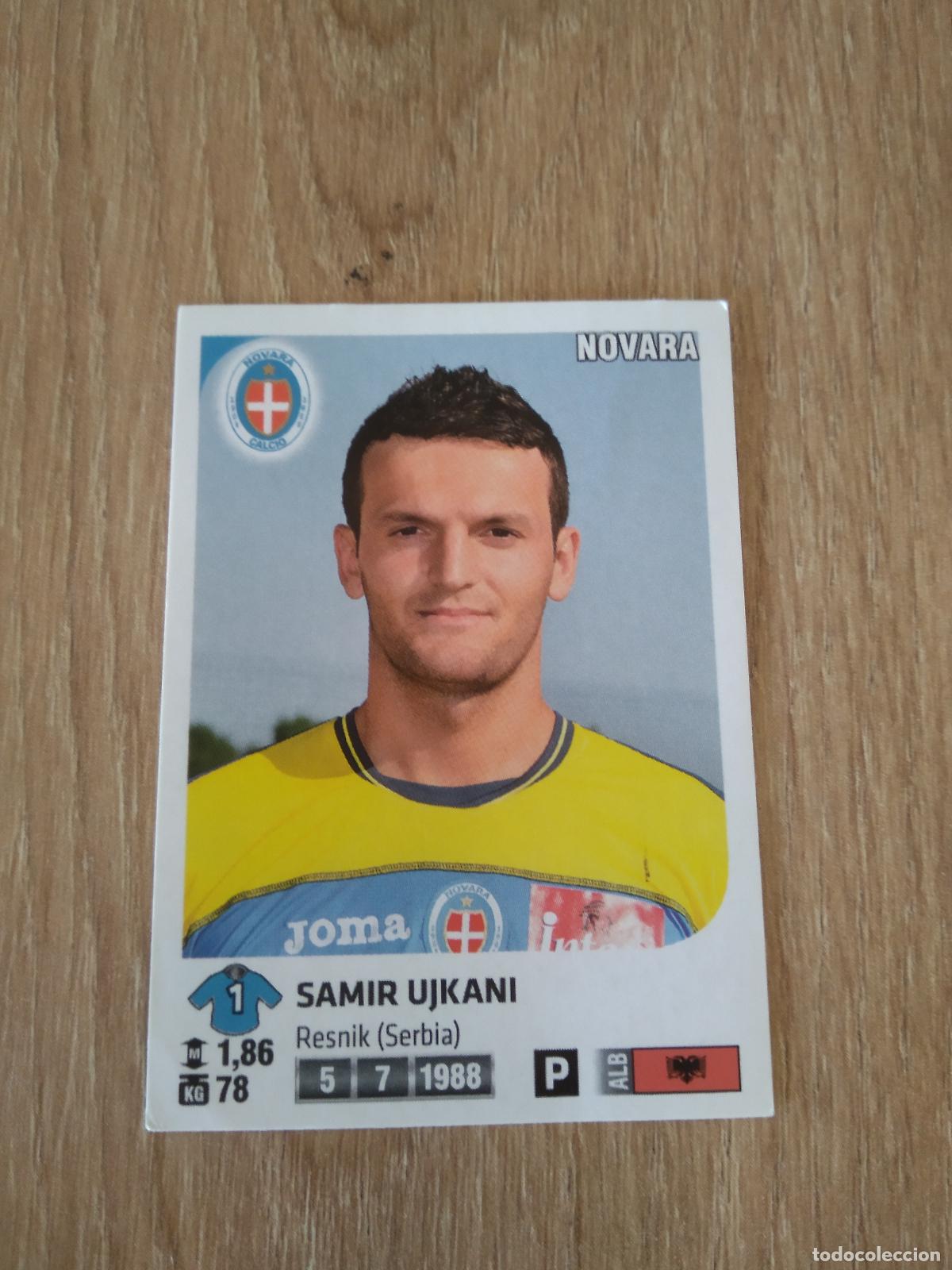 Cromos de f&uacute;tbol: 338 SAMIR UJKANI NOVARA CROMO FUTBOL PANINI LIGA ITALIA 2011-2012 CALCIATORI 11-12