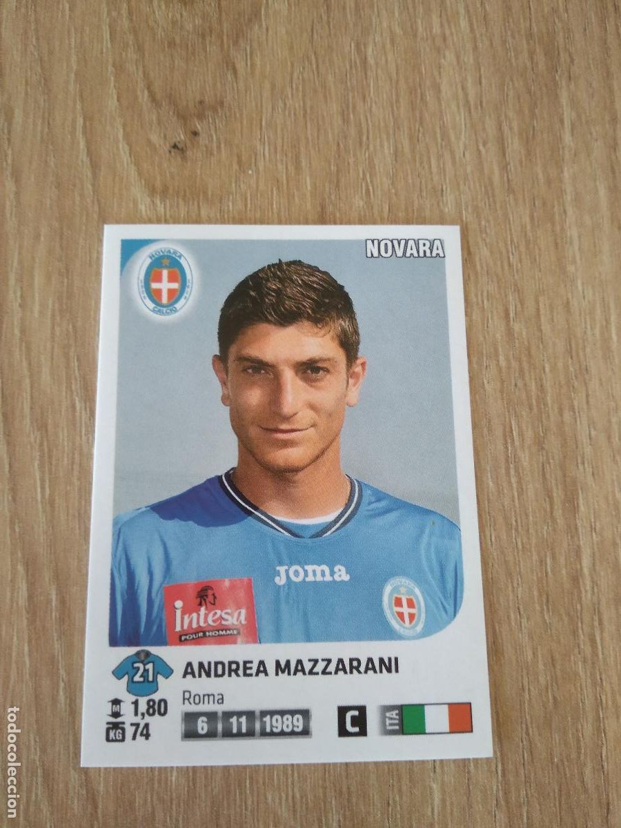 Cromos de f&uacute;tbol: 354 ANDREA MAZZARANI NOVARA CROMO FUTBOL PANINI LIGA ITALIA 2011-2012 CALCIATORI 11-12