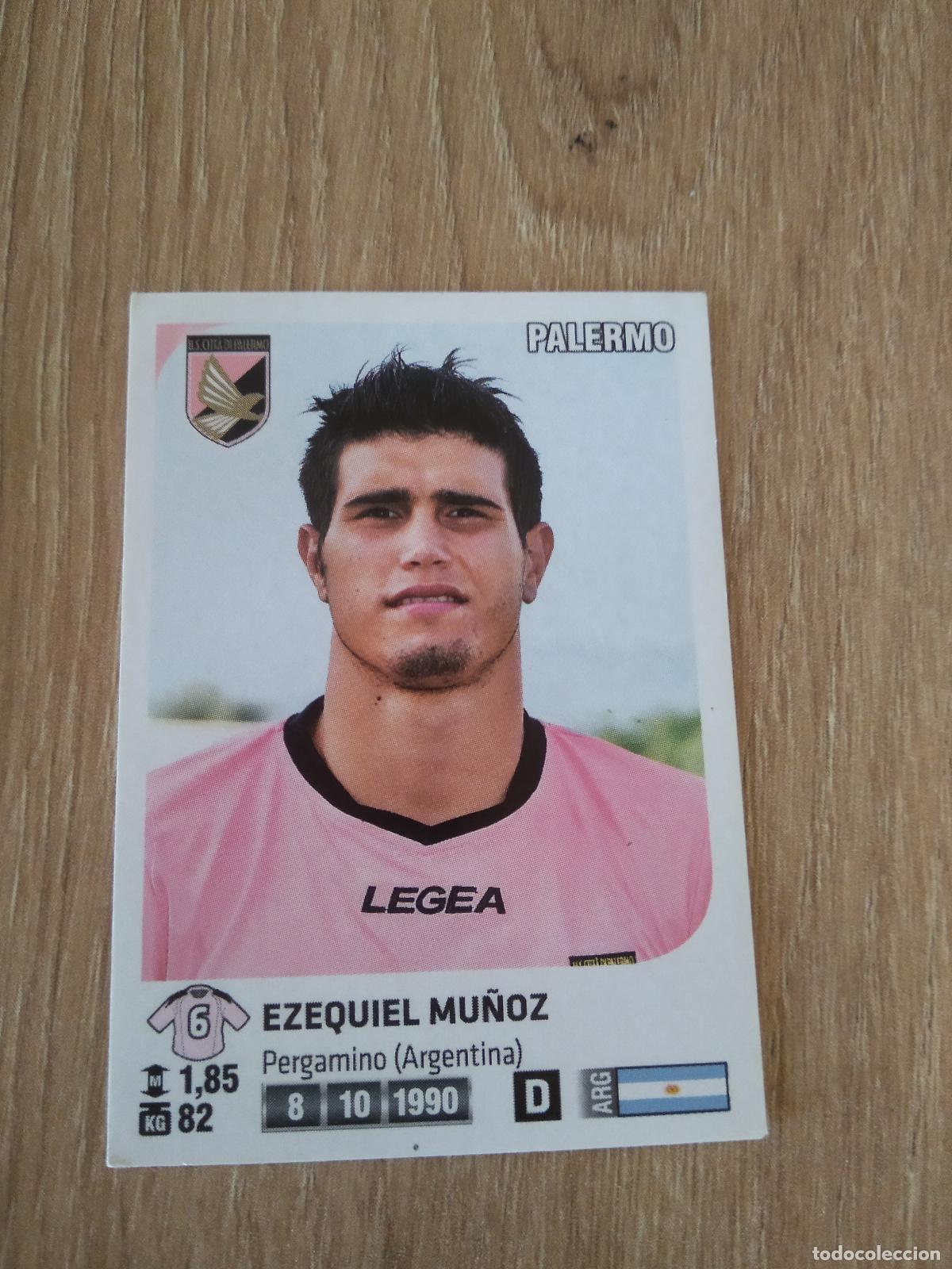 Figurine di Calcio: 369 EZEQUIEL MU&Ntilde;OZ PALERMO CROMO FUTBOL PANINI LIGA ITALIA 2011-2012 CALCIATORI 11-12