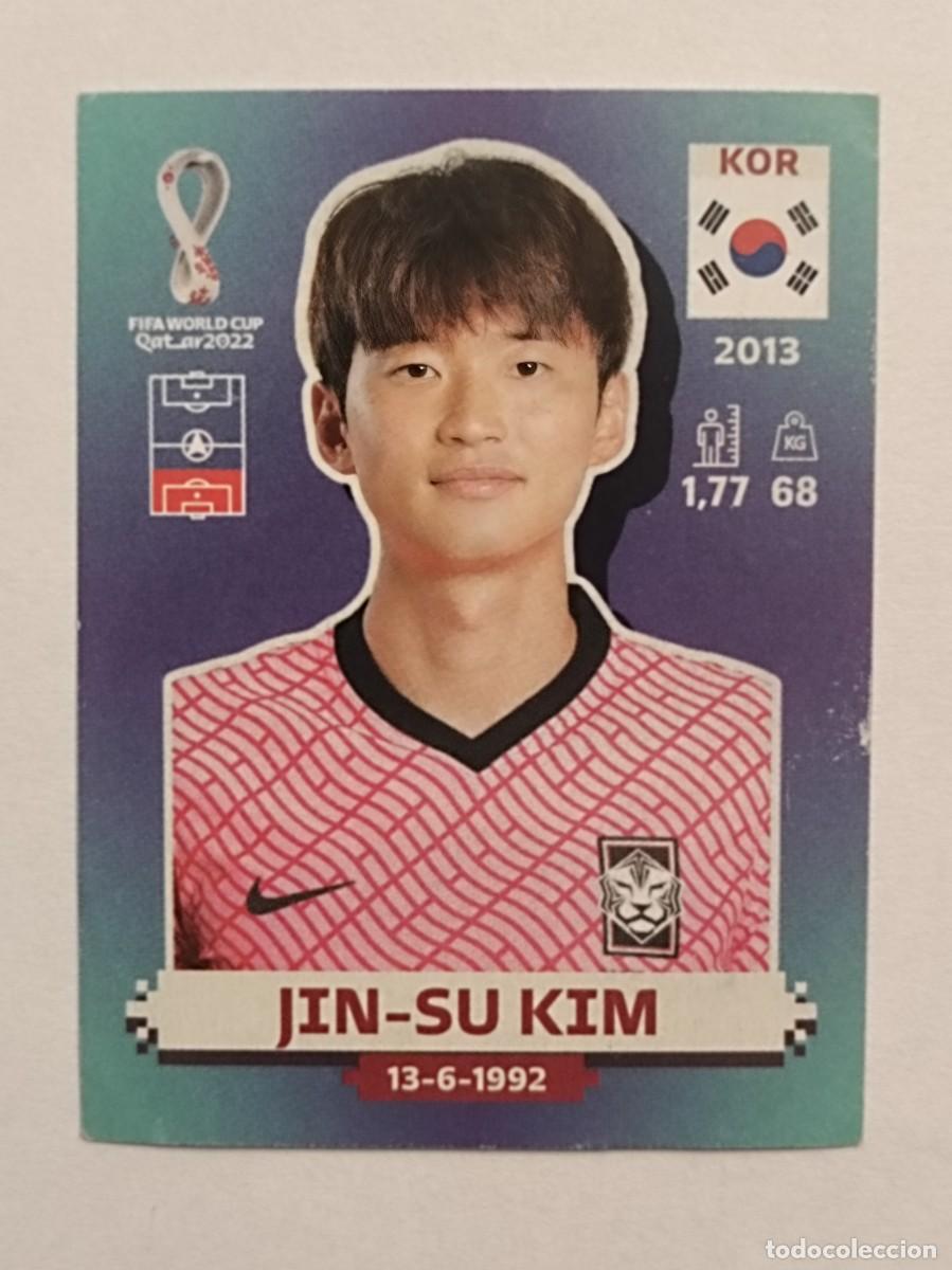 Fu&szlig;ball-Sticker: #KOR 9 JIN-SU KIM (COREA DEL SUR) MUNDIAL QATAR 2022 PANINI