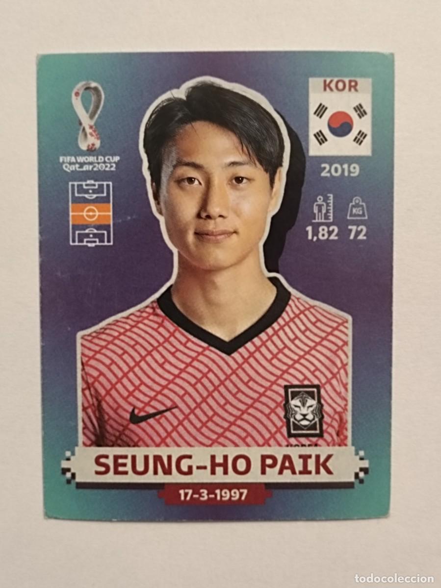Cromos de f&uacute;tbol: #KOR 14 SEUNG-HO PAIK (COREA DEL SUR) MUNDIAL QATAR 2022 PANINI