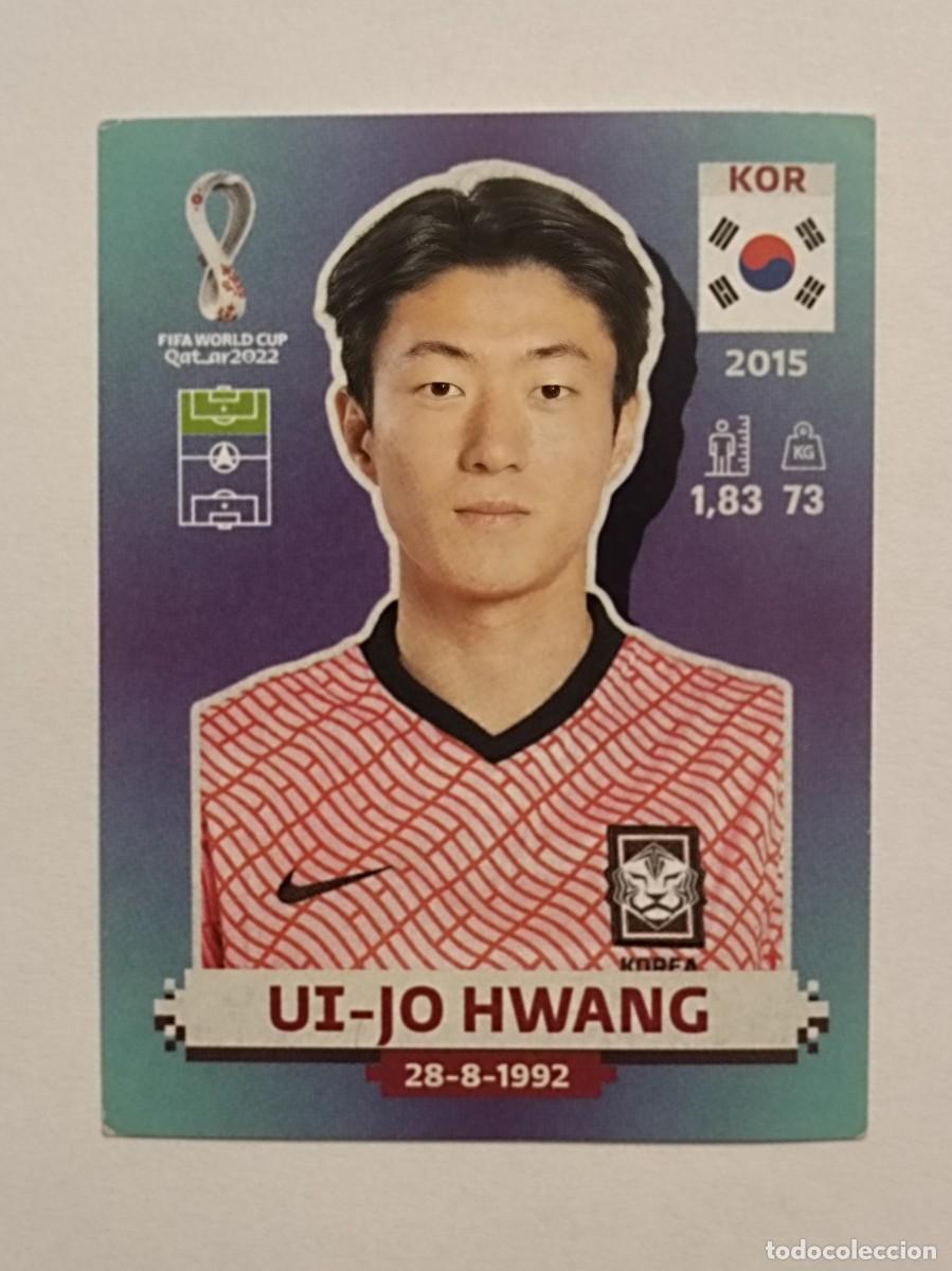 Cromos de f&uacute;tbol: #KOR 17 UI-JO HWANG (COREA DEL SUR) MUNDIAL QATAR 2022 PANINI