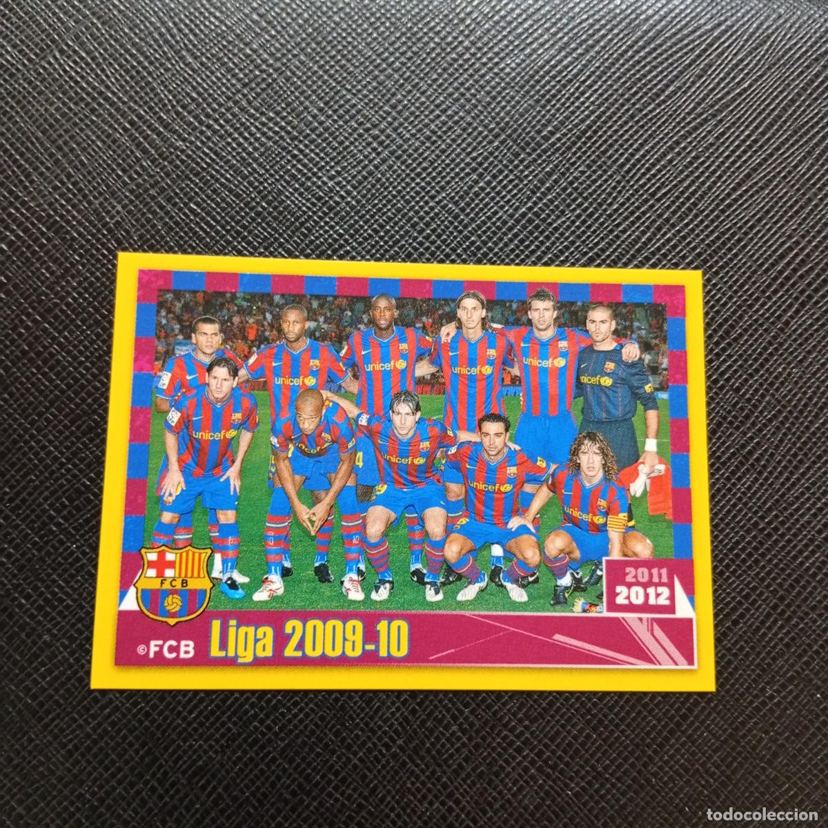 Cromos de f&uacute;tbol: 104 MESSI ALINEACION BARCELONA PANINI COLECCION OFICIAL 2011 2012 CROMO 11 12 SIN PEGAR - A155 PG10