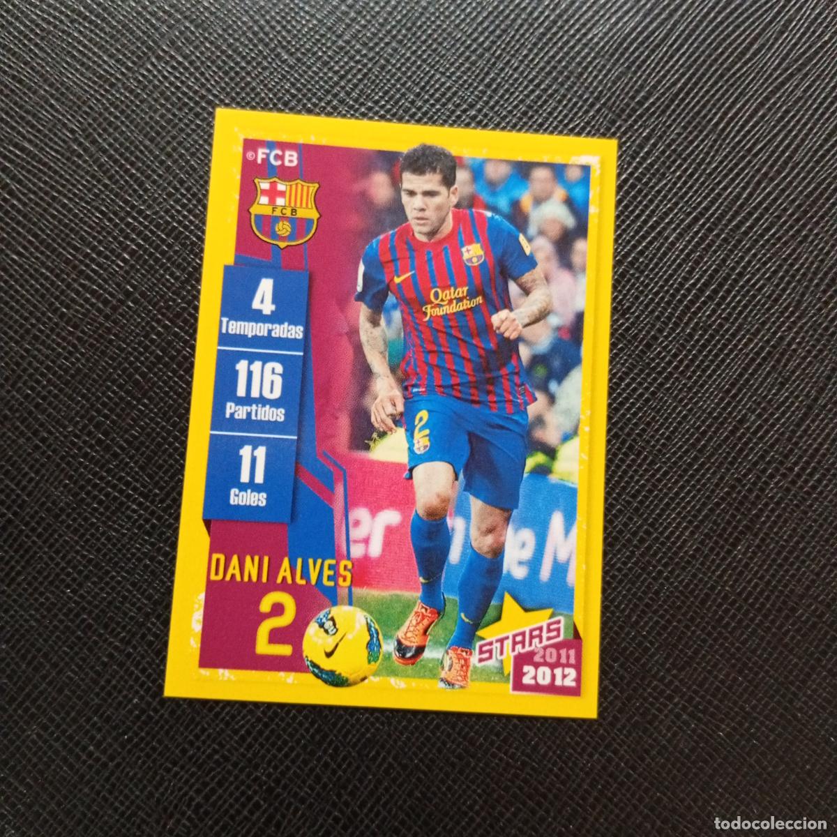 Cromos de f&uacute;tbol: 35 DANI ALVES BARCELONA PANINI COLECCION OFICIAL 2011 2012 CROMO 11 12 - SIN PEGAR - A155 PG10