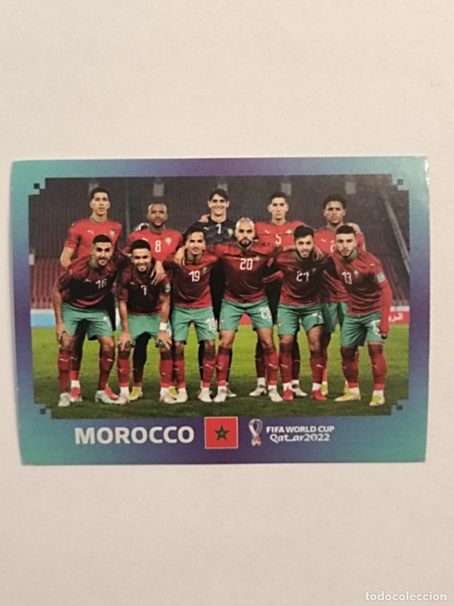 Cromos de f&uacute;tbol: #MAR 1 EQUIPO (MARRUECOS) MUNDIAL QATAR 2022 PANINI