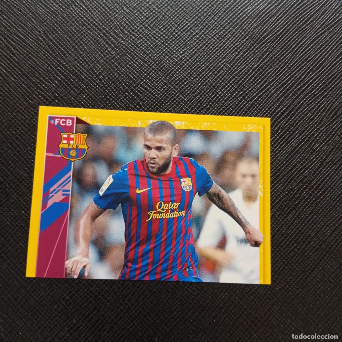 Cromos de f&uacute;tbol: 33 DANI ALVES BARCELONA PANINI COLECCION OFICIAL 2011 2012 CROMO 11 12 - SIN PEGAR - A155 PG11