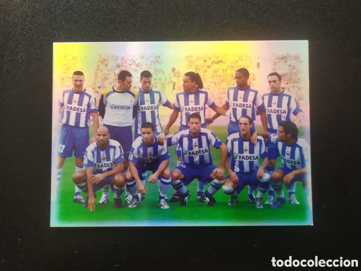 Cromos de f&uacute;tbol: Mundicromo fichas Liga 2005 2006 05 06 alineaci&oacute;n n&deg; 557 Deportivo Coru&ntilde;a