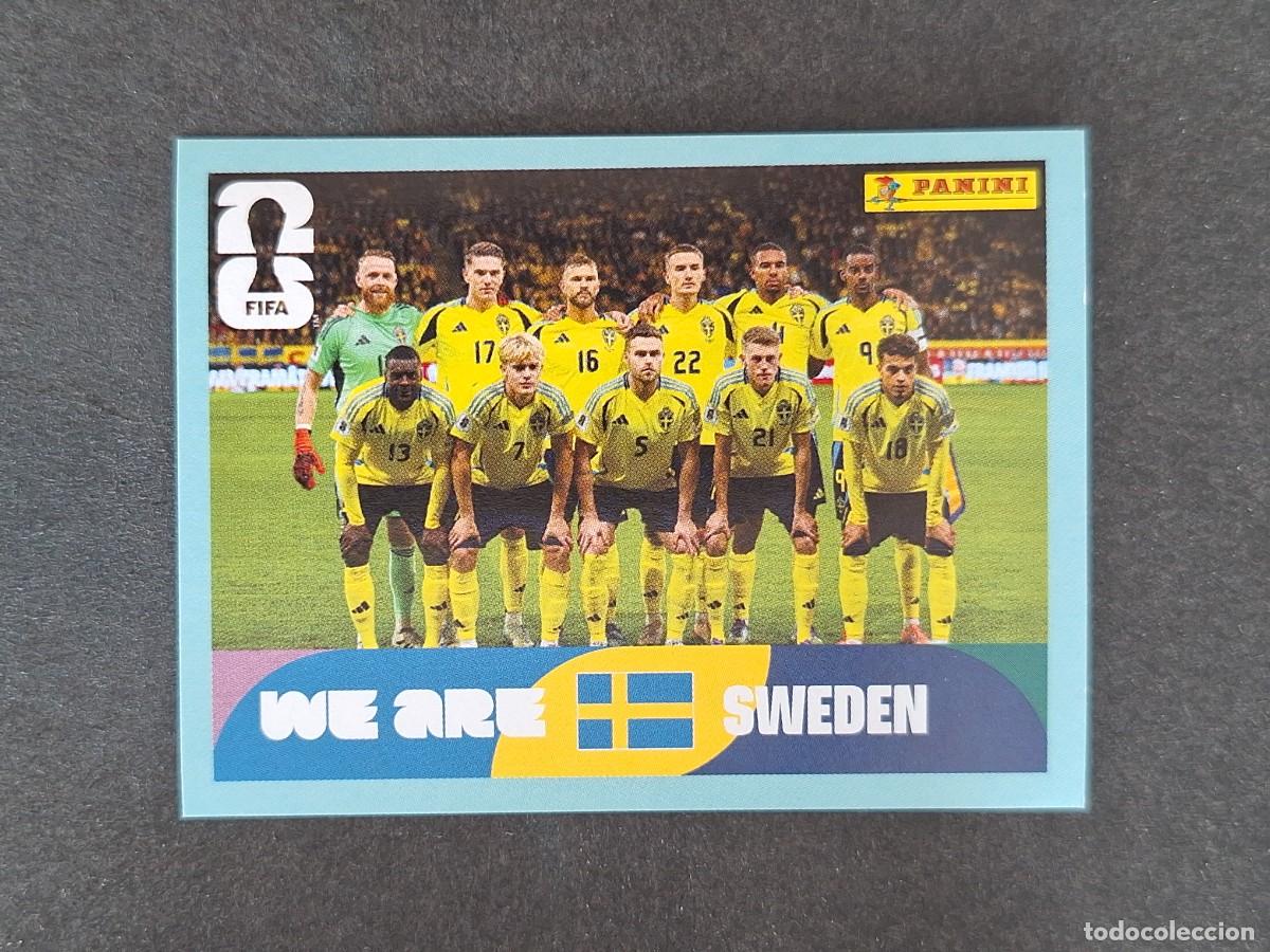 Cromos de f&uacute;tbol: L2 EQUIPO SELECCION SUECIA 13 PANINI MUNDIAL FIFA WORLD CUP 2026 PANINI NUNCA PEGADO