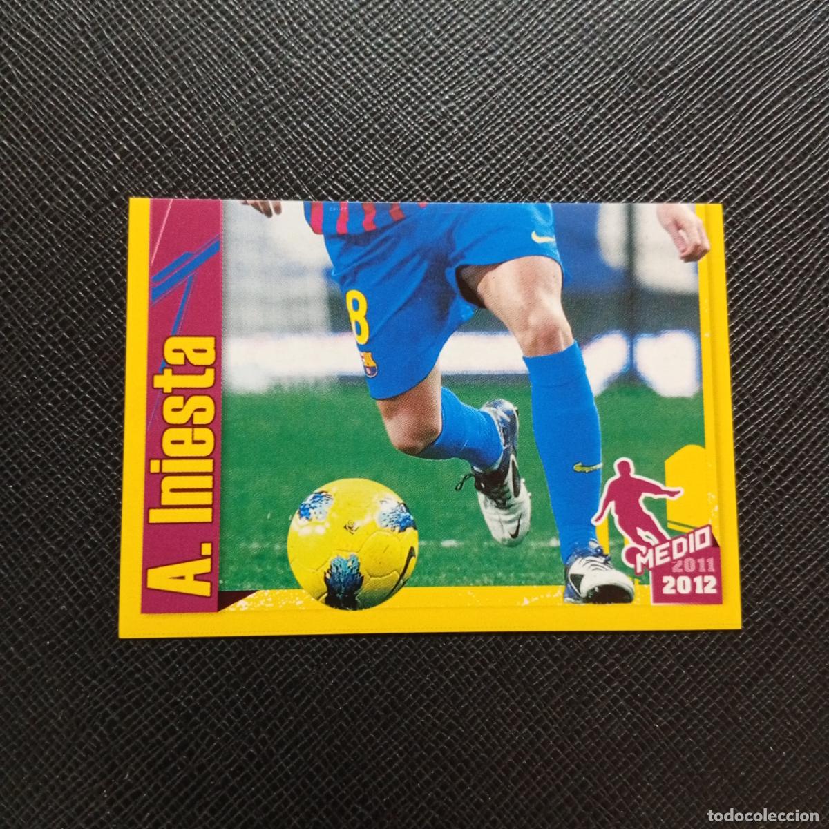Cromos de f&uacute;tbol: 125 INIESTA BARCELONA PANINI COLECCION OFICIAL 2011 2012 CROMO 11 12 - SIN PEGAR - A155 PG11