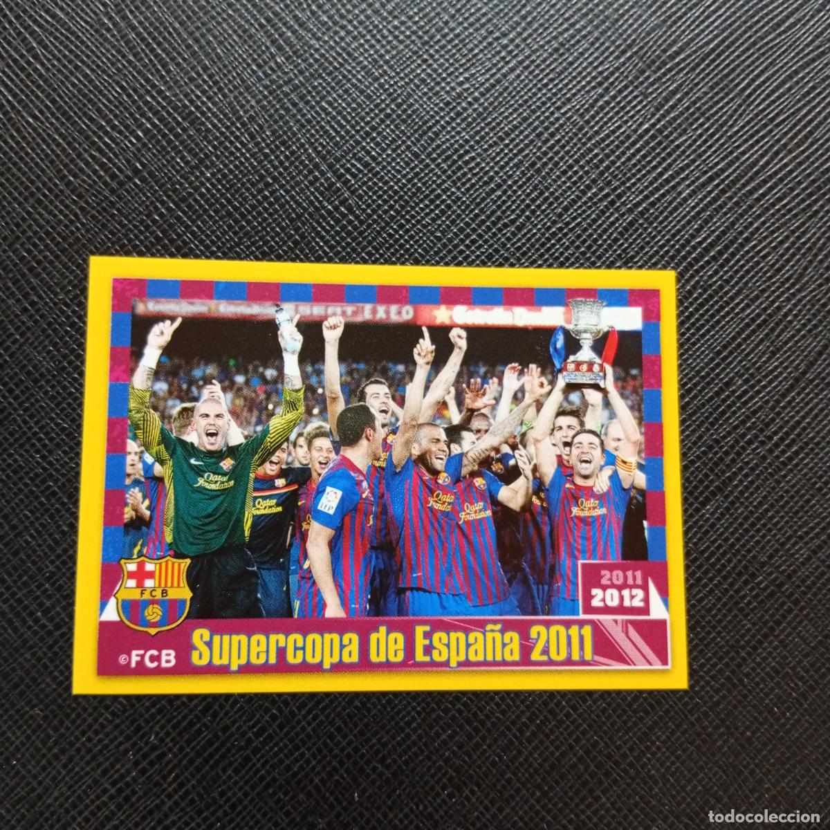 Cromos de f&uacute;tbol: 108 CELEBRACION BARCELONA PANINI COLECCION OFICIAL 2011 2012 CROMO 11 12 - SIN PEGAR - A155 PG11