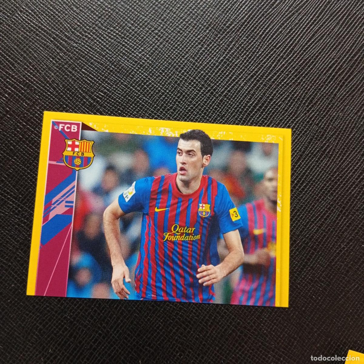 Cromos de f&uacute;tbol: 75 SERGIO BUSQUETS BARCELONA PANINI COLECCION OFICIAL 2011 2012 CROMO 11 12 - SIN PEGAR - A155 PG11