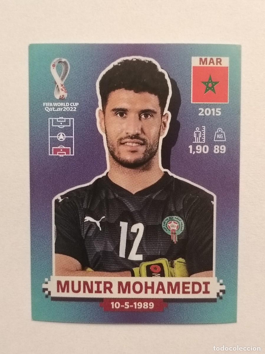 Cromos de f&uacute;tbol: #MAR 4 MUNIR MOHAMEDI (MARRUECOS) MUNDIAL QATAR 2022 PANINI