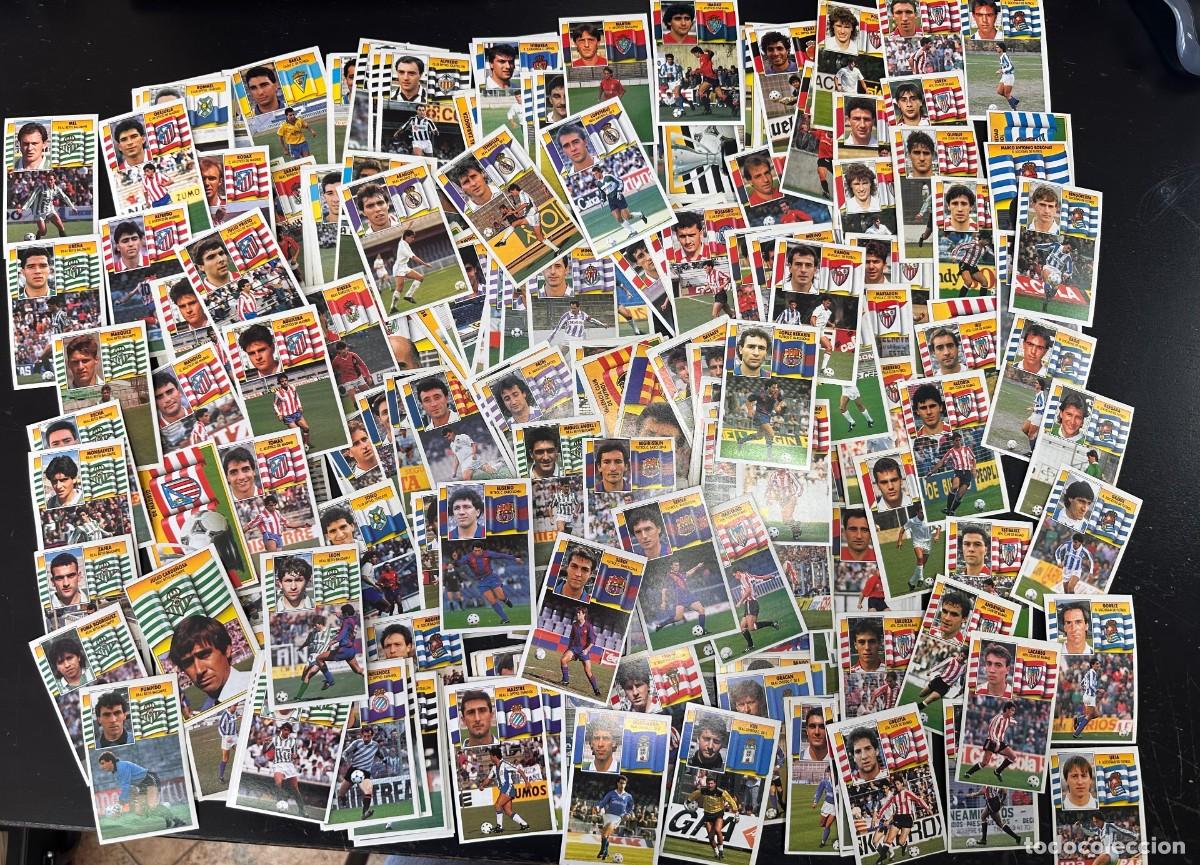 Football Stickers: Lote 265 Cromos Diferentes Liga Este 90 91 1990 1991