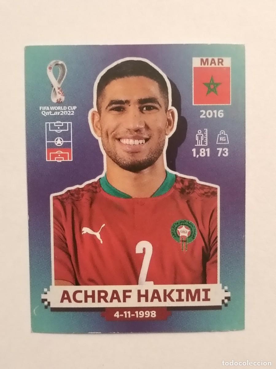 Figurine di Calcio: #MAR 6 ACHRAF HAKIMI (MARRUECOS) MUNDIAL QATAR 2022 PANINI