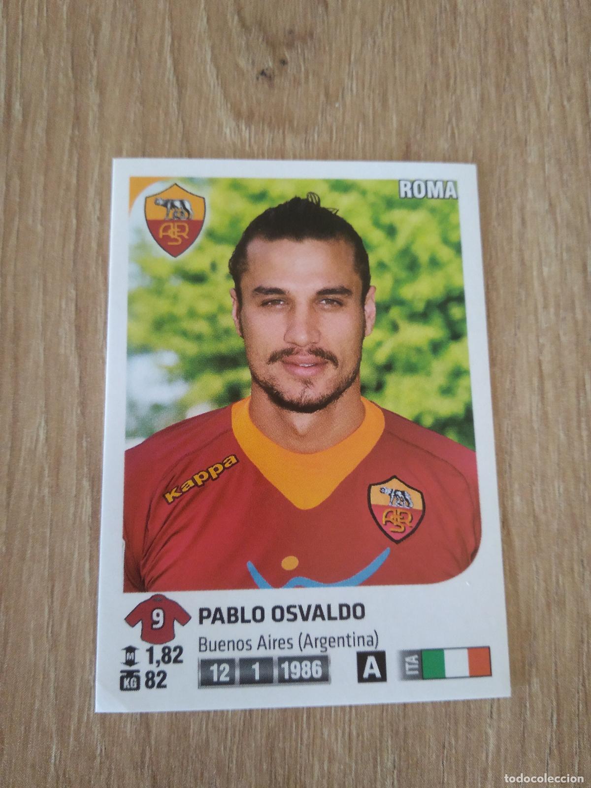 Figurine di Calcio: 430 OSVALDO ROMA CROMO FUTBOL PANINI LIGA ITALIA 2011-2012 CALCIATORI 11-12
