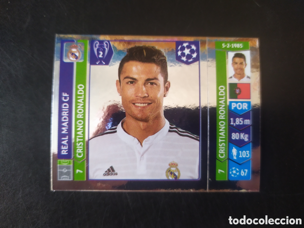 Figurine di Calcio: UEFA Champions League 2014 2015 14 15 panini Cristiano Ronaldo n&deg; 119 Real Madrid