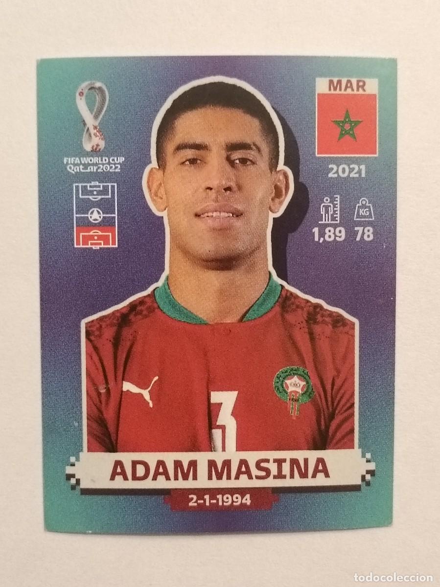 Figurine di Calcio: #MAR 7 ADAM MASINA (MARRUECOS) MUNDIAL QATAR 2022 PANINI