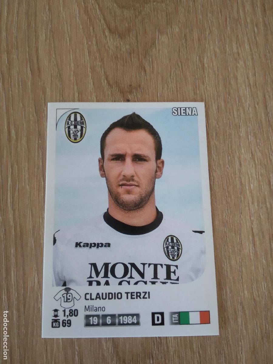 Figurine di Calcio: 437 CLAUDIO TERZI SIENA CROMO FUTBOL PANINI LIGA ITALIA 2011-2012 CALCIATORI 11-12