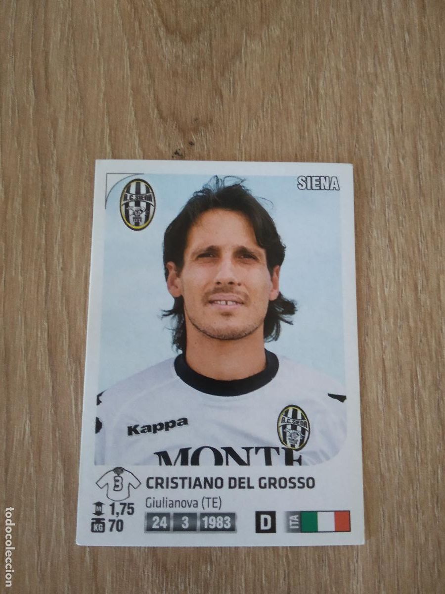 Figurine di Calcio: 444 CRISTIANO DEL GROSSO SIENA CROMO FUTBOL PANINI LIGA ITALIA 2011-2012 CALCIATORI 11-12