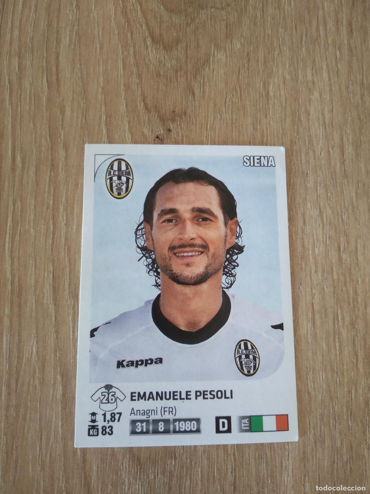 Figurine di Calcio: 445 EMANUELE PESOLI SIENA CROMO FUTBOL PANINI LIGA ITALIA 2011-2012 CALCIATORI 11-12