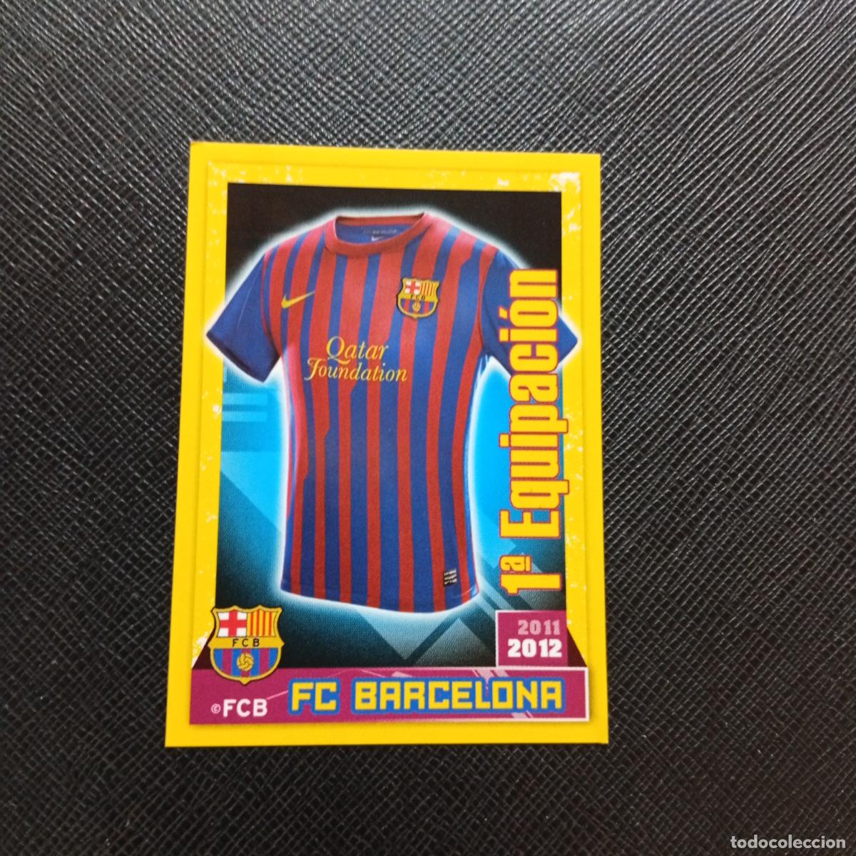 Figurine di Calcio: 5 CAMISETA BARCELONA PANINI COLECCION OFICIAL 2011 2012 CROMO 11 12 - SIN PEGAR - A155 PG11
