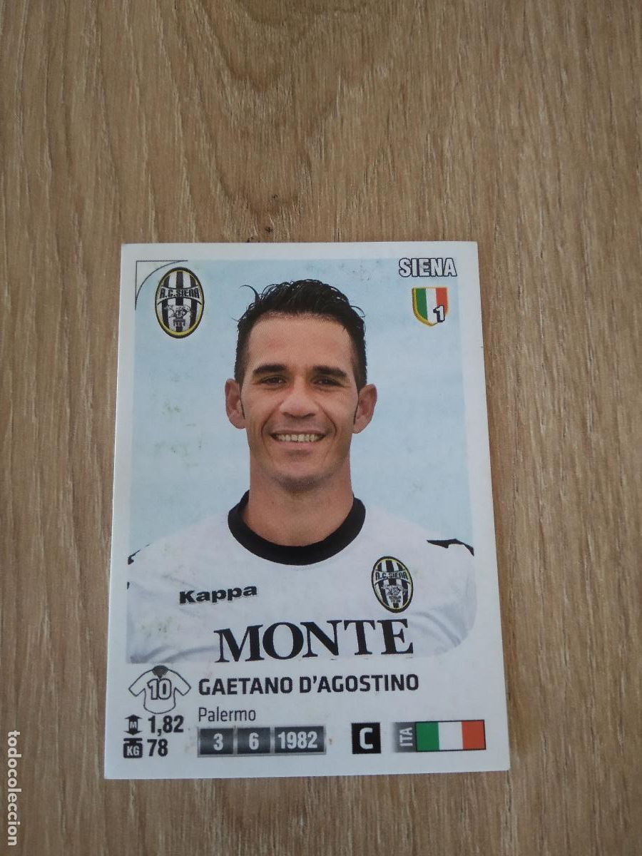 Figurine di Calcio: 448 GAETANO D'AGOSTINO SIENA CROMO FUTBOL PANINI LIGA ITALIA 2011-2012 CALCIATORI 11-12