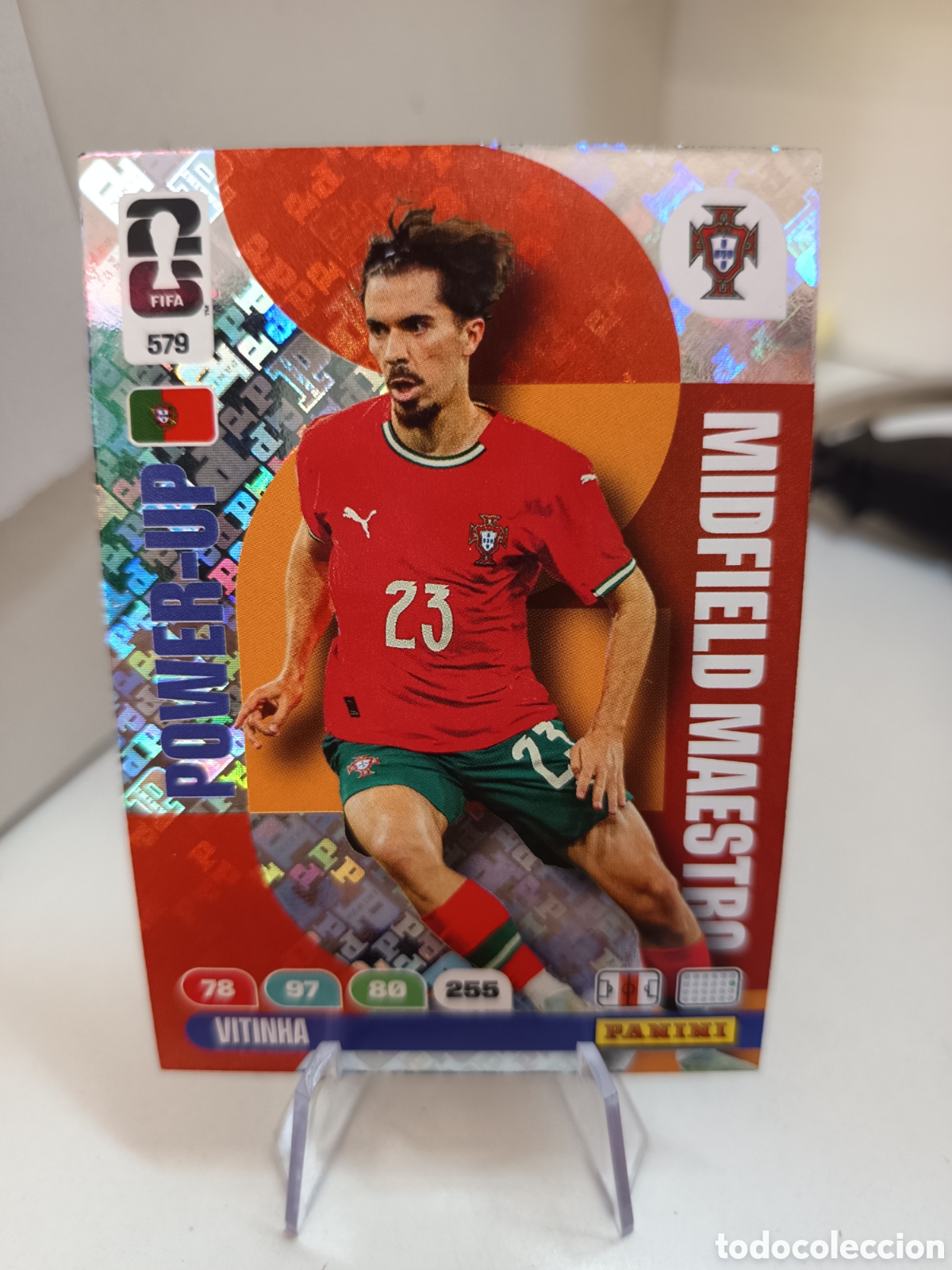 Cromos de f&uacute;tbol: 579 VITINHA ADRENALYN WORLD CUP 2026 MUNDIAL