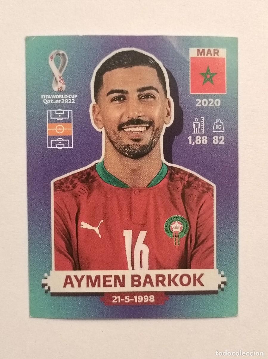 Cromos de f&uacute;tbol: #MAR 12 AYMEN BARKOK (MARRUECOS) MUNDIAL QATAR 2022 PANINI
