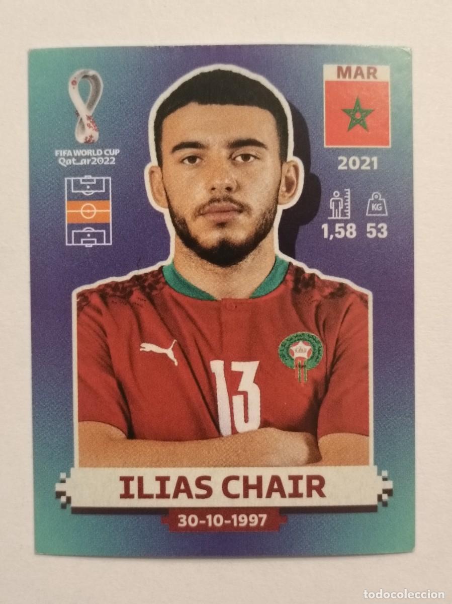 Cromos de f&uacute;tbol: #MAR 13 ILIAS CHAIR (MARRUECOS) MUNDIAL QATAR 2022 PANINI
