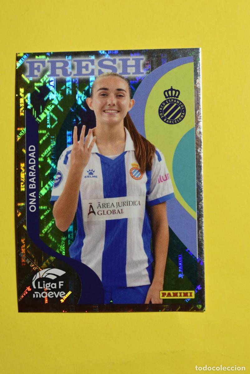 Fu&szlig;ball-Sticker: Cromo Liga Femenina. Liga F. Moeve. 2025 2026. 25 26. Ona Barabad. Espanyol. Fresh. Panini