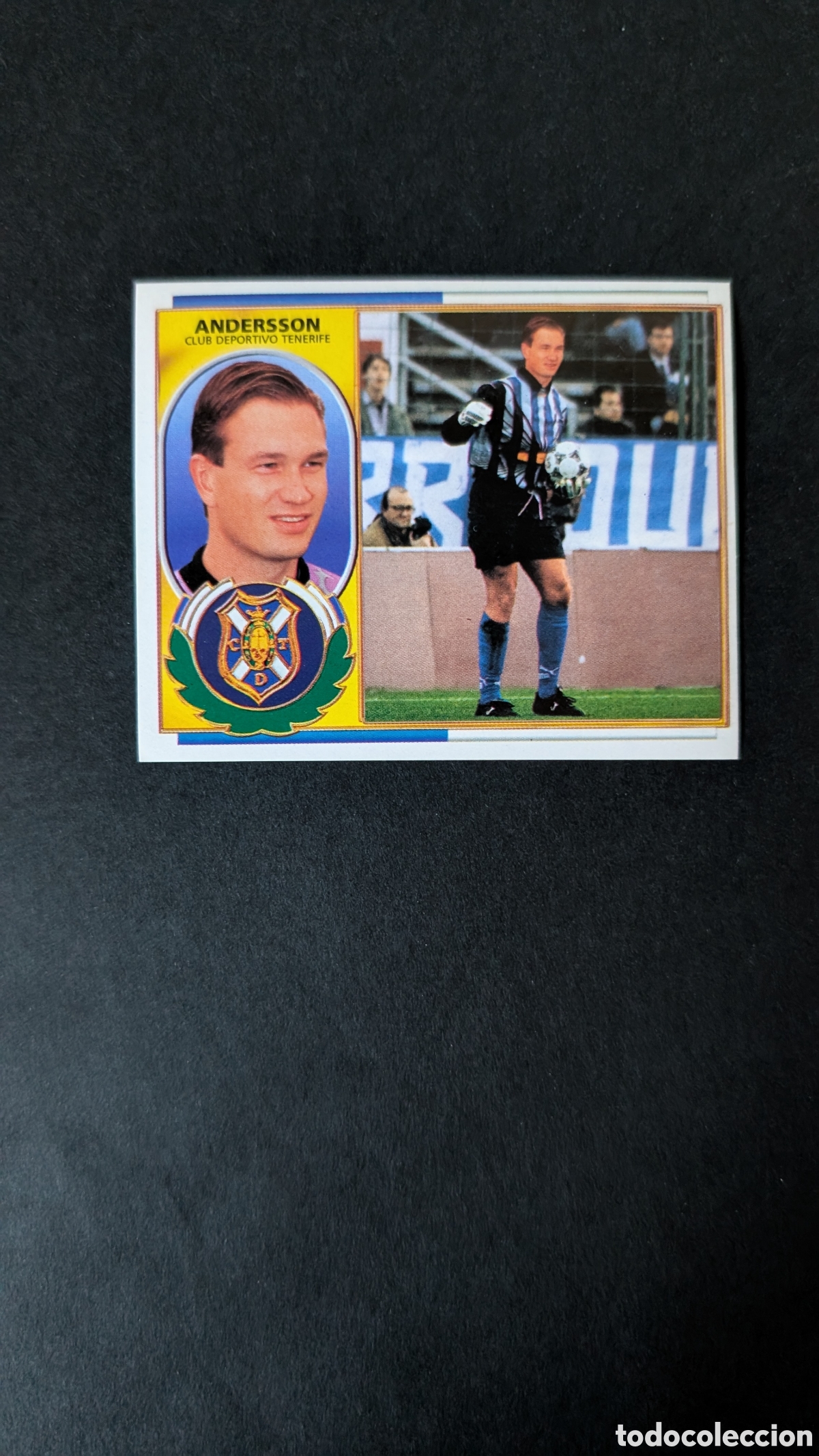 Cromos de f&uacute;tbol: ANDERSSON TENERIFE FICHAJE 21 VERSION LIGA ESTE 1996/97 96 97 NUNCA PEGADO SIN PEGAR