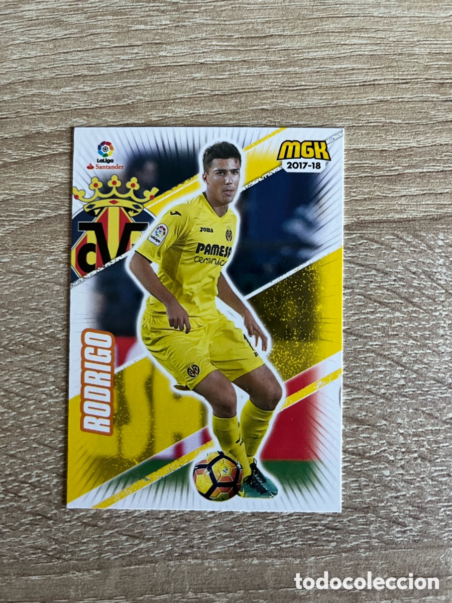 Cromos de f&uacute;tbol: 524 RODRIGO RODRI (ROOKIE) MEGACRACKS MGK 2017 2018 17 18 VILLARREAL