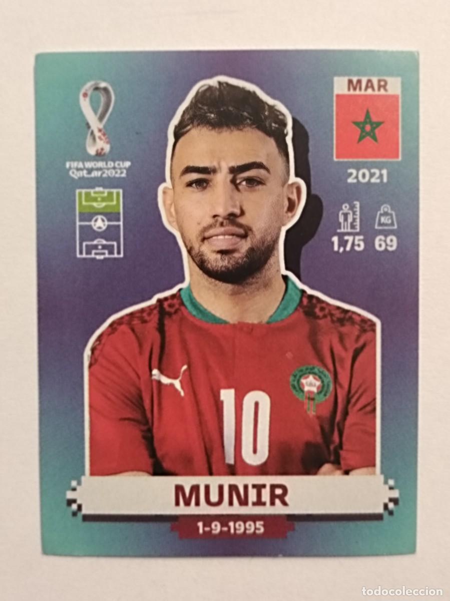 Cromos de f&uacute;tbol: #MAR 19 MUNIR (MARRUECOS) MUNDIAL QATAR 2022 PANINI