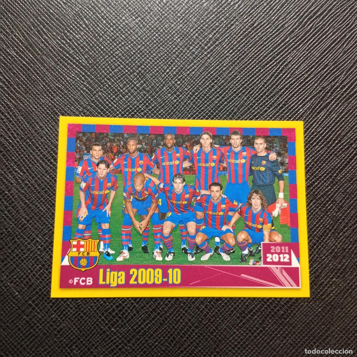 Cromos de f&uacute;tbol: 104 ALINEACION MESSI BARCELONA PANINI COLECCION OFICIAL 2011 2012 CROMO 11 12 SIN PEGAR - A155 PG12