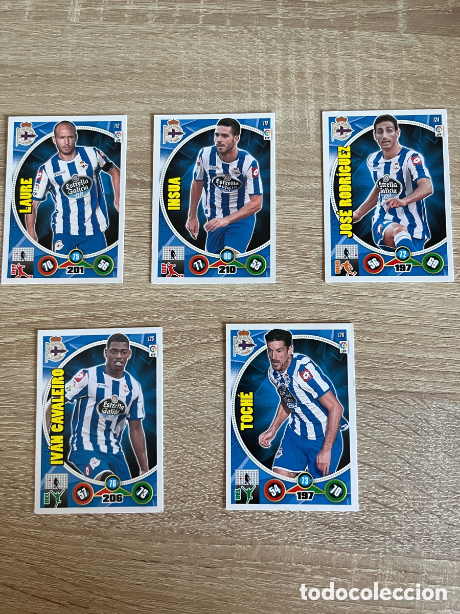 Cromos de f&uacute;tbol: DEPORTIVO DEPOR DE A LA CORU&Ntilde;A ADRENALYN 2014 2015 14 15 LOTE B&Aacute;SICO