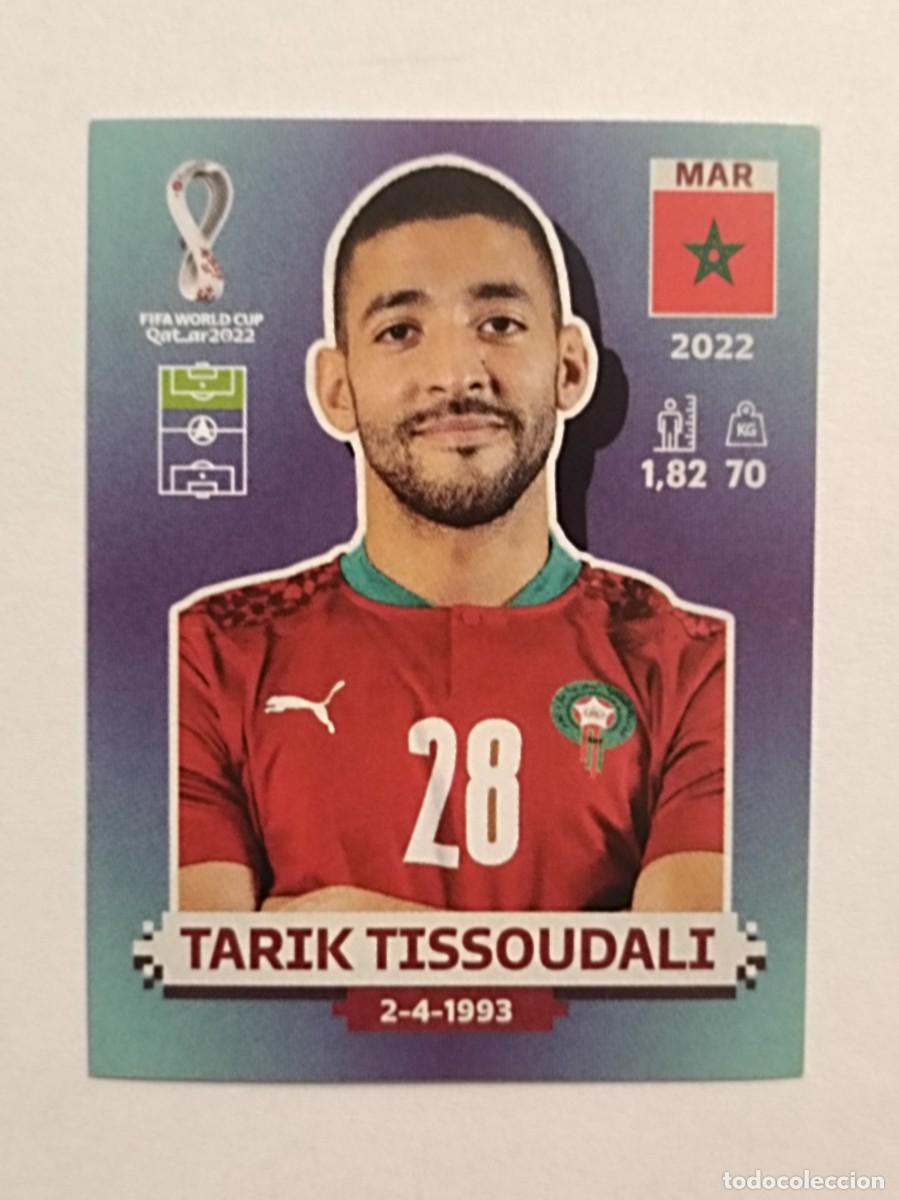 Cromos de f&uacute;tbol: #MAR 20 TARIK TISSOUDALI (MARRUECOS) MUNDIAL QATAR 2022 PANINI