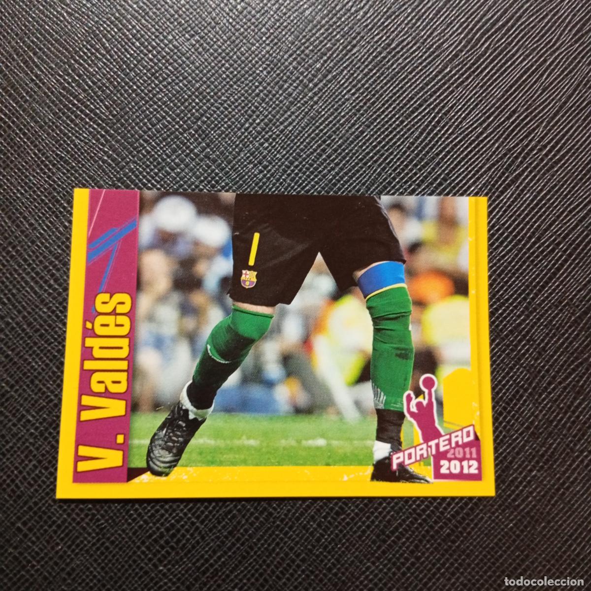 Cromos de f&uacute;tbol: 22 VICTOR VALDES BARCELONA PANINI COLECCION OFICIAL 2011 2012 CROMO 11 12 - SIN PEGAR - A155 PG12