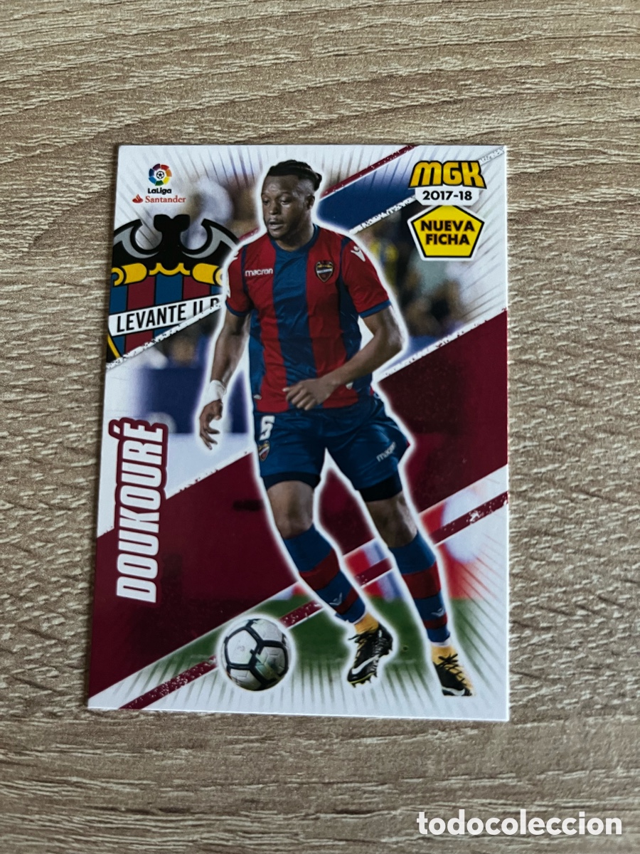 Cromos de f&uacute;tbol: 364 BIS DOUKOUR&Eacute; NUEVA FICHA MEGACRACKS MGK 2017 2018 17 18 LEVANTE