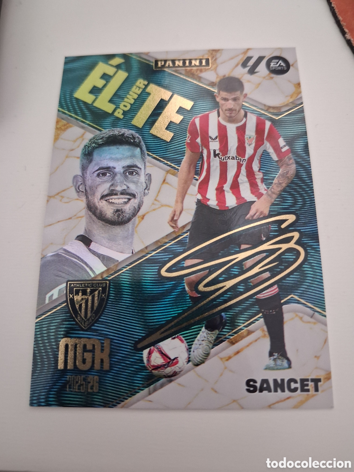 Cromos de f&uacute;tbol: Sancet Elite Power P17 Athletic Club Bilbao Megacracks 25-26