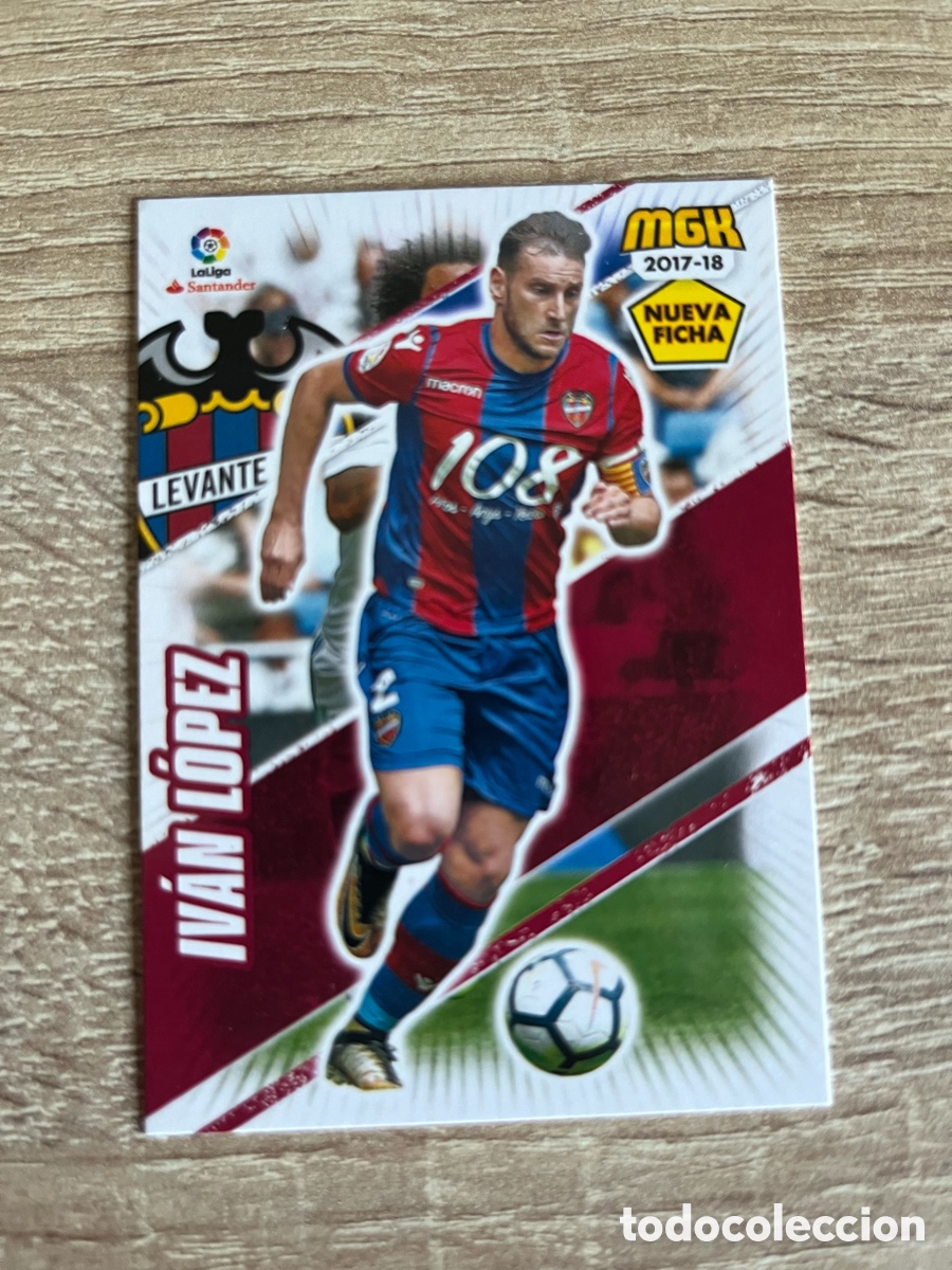 Cromos de f&uacute;tbol: 362 BIS IV&Aacute;N L&Oacute;PEZ NUEVA FICHA MEGACRACKS MGK 2017 2018 17 18 LEVANTE