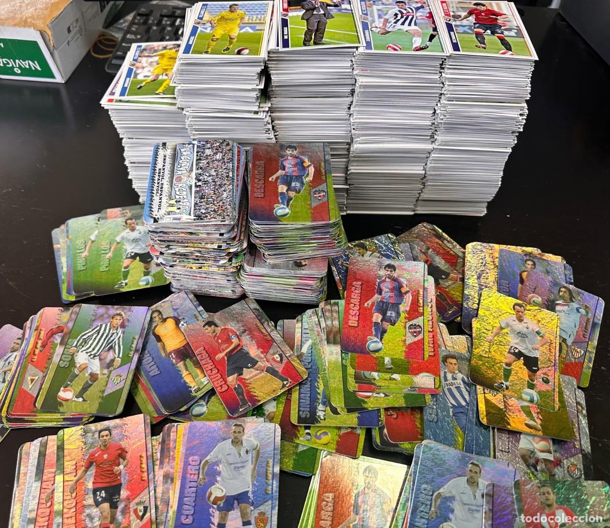 Cromos de f&uacute;tbol: Lote 2210 Cards Aprox Mundicromo 2007 2008 Brillantes, Equipos.... No FC Barcelona ni Real Madrid