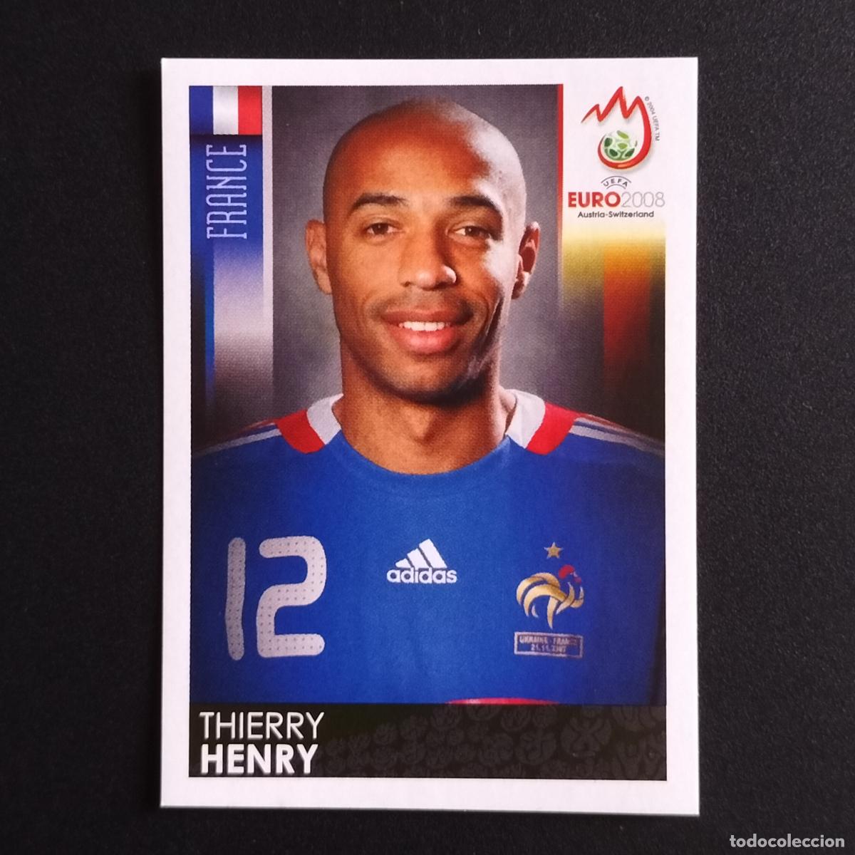 Cromos de f&uacute;tbol: 355 THIERRY HENRY FRANCIA CROMOS EUROCOPA FUTBOL AUSTRIA-SUIZA 08 EURO 2008 EURO2008 PANINI