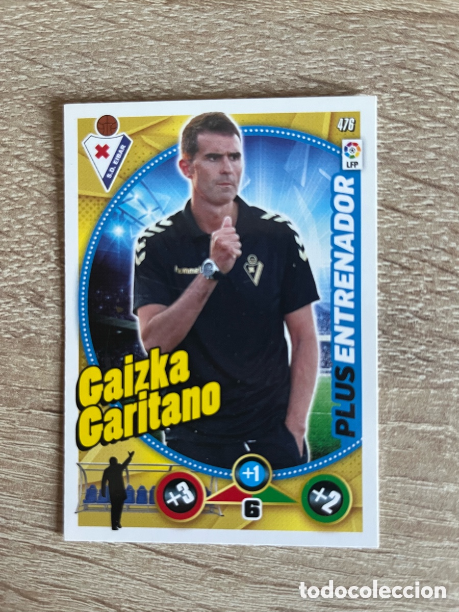 Cromos de f&uacute;tbol: 476 GAIZKA GARITANO PLUS ENTRENADOR ADRENALYN 2014 2015 14 15 EIBAR